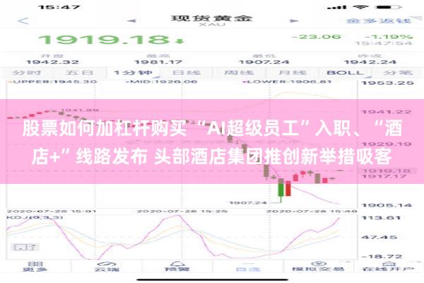   股票如何加杠杆购买 “AI超级员工”入职、“酒店+”线路发布 头部酒店集团推创新举措吸客