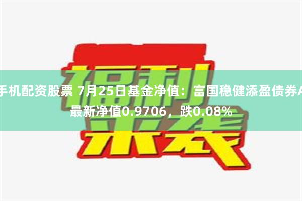 手机配资股票 7月25日基金净值：富国稳健添盈债券A最新净值0.9706，跌0.08%