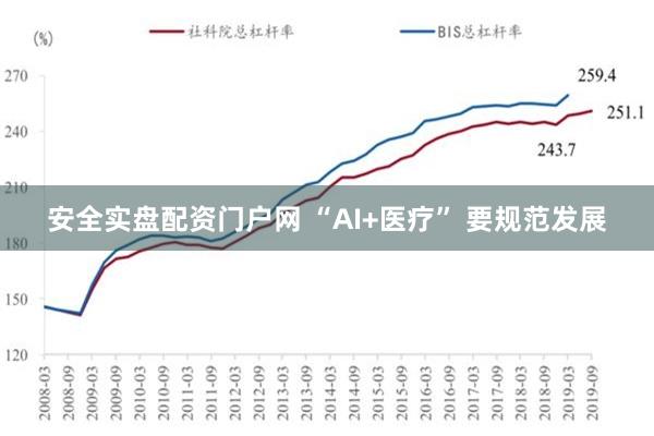   安全实盘配资门户网 “AI+医疗” 要规范发展